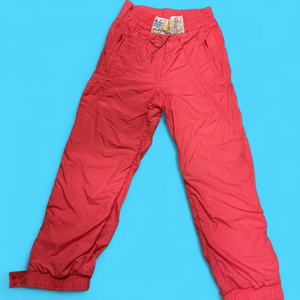 Rare vintage hot ski neon pink ski pants